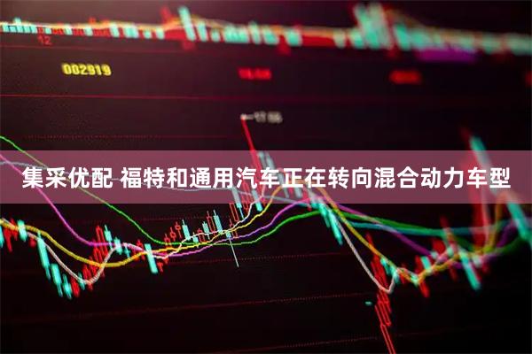 集采优配 福特和通用汽车正在转向混合动力车型